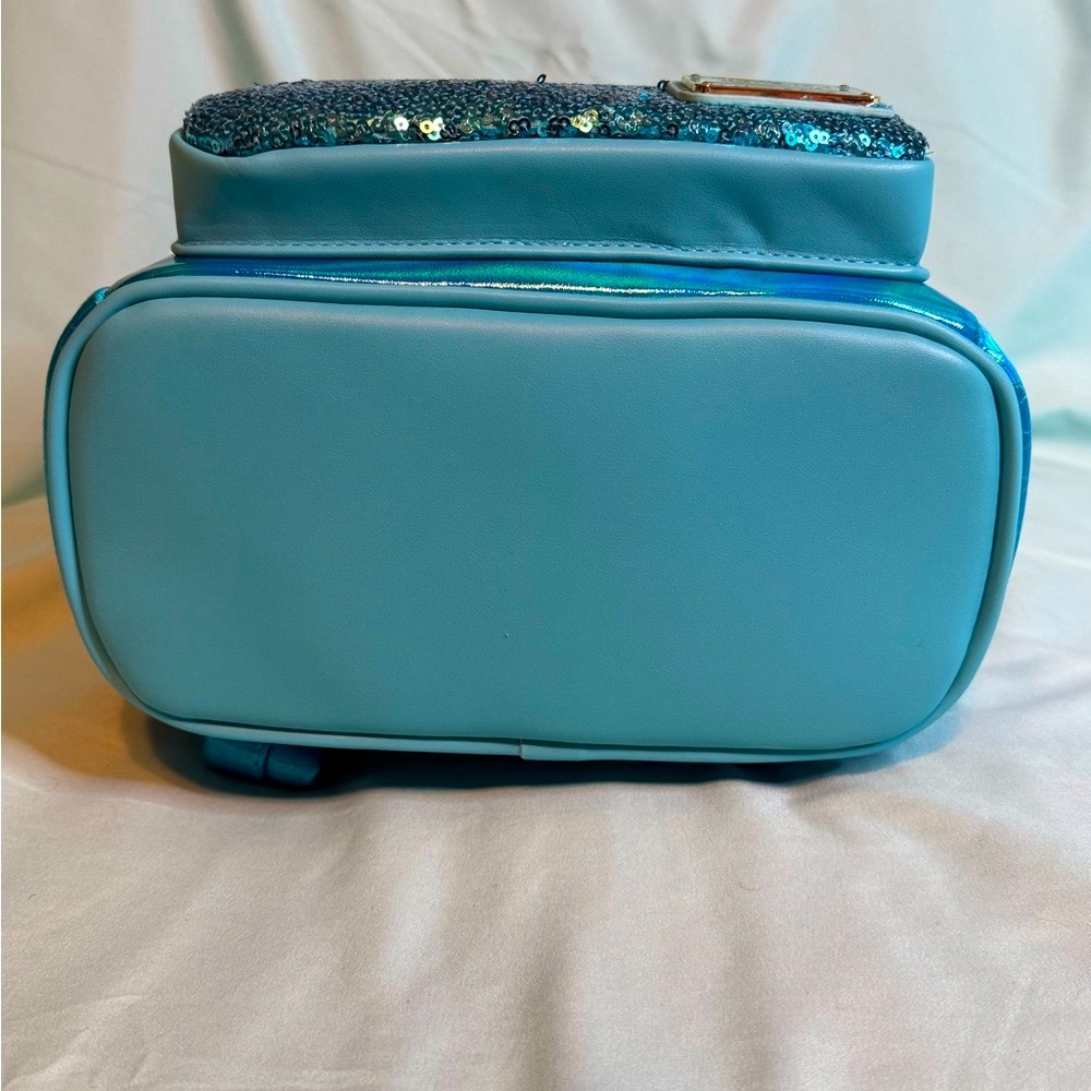 Loungefly x Disney The Little Mermaid King Triton Sequin Backpack - Picture 8 of 9